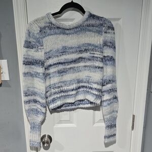 Wild Fable Blue and White Striped Sweater